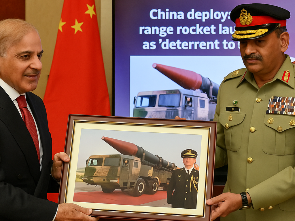 Pakistan PM Trolls Himself by Gifting Edited Chinese Rocket Drill Photo as Attack on India